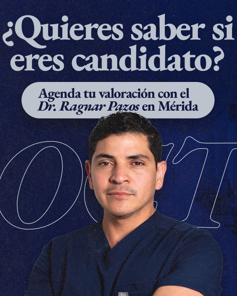 Agenda tu valoración de botox con el Dr. Ragnar Pazos en Mérida